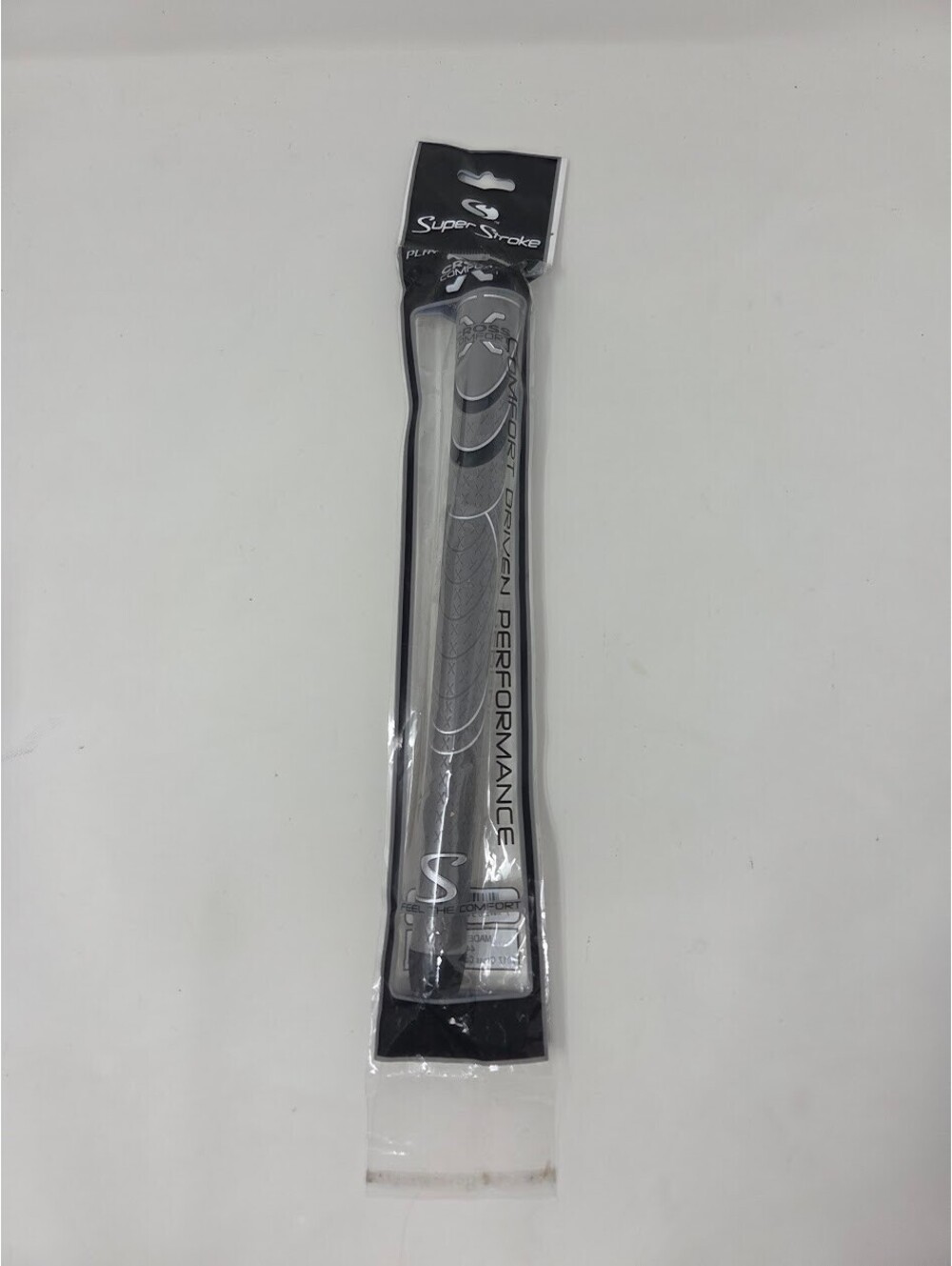 SuperStroke Cross Comfort Golf Club Grip Gray Black Comfort Driven Performance